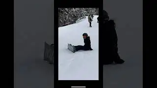 Pro snowboarder in my mind #FirstSeason #Snowboarding #BeginnerSnowboarder #WinterVibes #Fail