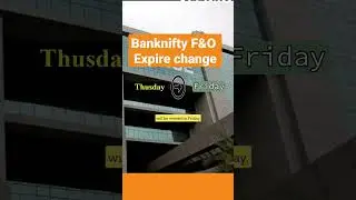 NSE New update on BankNifty Expire change #nse #news #banknifty #finance