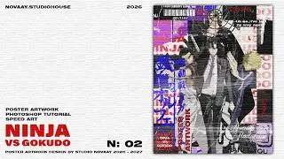 Poster Artwork ANIME Photoshop Tutorial 02 - SPEEDART