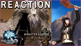 Illy reacts to the MH WIlds x FFXIV collab event | Guardian Arkveld Normal BLIND Reaction