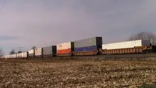 Eastbound BNSF Intermodal Cruising Over the Jugtown Rd Crossing Outside Coal City, IL!!