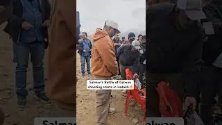 Salman Khan&rsquo;s Battle of Galwan shooting starts in Ladakh 🔥🔥🔥 BTS 🔥 #salmankhan #bts