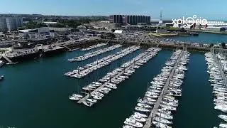 Cherbourg-Octeville, Normandy, France 2019.07 aerial video
