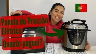 COMPREI PANELA DE PRESSÃO ELÉTRICA- VALEU A PENA? NEWLUX 6L #unidosnaeuropa #paneladepressaoeletrica