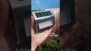 #solar #solarlights #decklights #patio #patiodecor #outdoors