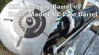 12lb Loretone Rock Tumbler vs Home Made PVC Pipe Rock Tumbler Barrel #rocktumbling #rockpolishing