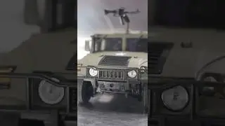 Humvee by KDW in 1:18 scale #diecastcars #modelcars #humvee