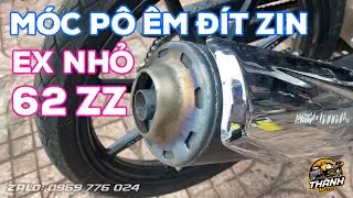 Tiếng P&ocirc; Ex 62zz m&oacute;c b&agrave;i &ecirc;m &aacute;i, nổ th&igrave; thầm. Dyno canh xăng chuẩn, vặn l&agrave; c&oacute;. P&ocirc; &ecirc;m đ&iacute;t zin Ex nhỏ