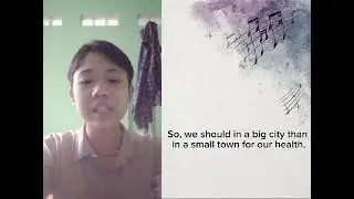 Living in a big city if better than living in a small town : Thant Thiri Shwe