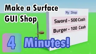 How to make a Surface GUI Shop in Roblox! (2024)
