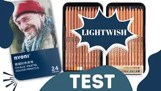 LIGHTWISH - Nyoni chalk pastel- TEST des crayons