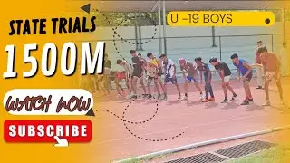 1500M TIME TRAILS FOR SGFI PUNJAB STATE MEET SELECTION 🔥🏆  WOW GREAT TIME 🏃&zwj;♂️🏃&zwj;♂️🐆