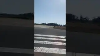 Takeoff from Paphos Cyprus A320 EasyJet