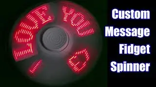This Fidget Spinner Can Create Custom Messages!