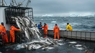 How Fishermen in Alaska Haul Up $1 2 Million of Halibut Through 2 5 Meters of Ice(spanish)