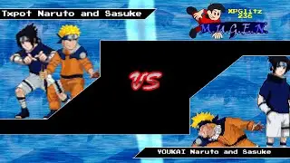 MUGEN Naruto and Sasuke vs YOUKAI Selves 2