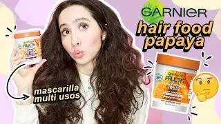RESEÑA GARNIER HAIR FOOD PAPAYA | MASCARILLA PARA EL PELO | attalia dasbel