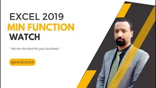 Min function | Excel juice