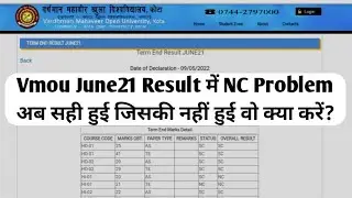 Vmou 2021 result NC Problem Solution/#vmou_kota /#vmouresult