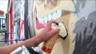 Cheo: The inspiration behind his 'apes getting smarter' street art in Bristol.