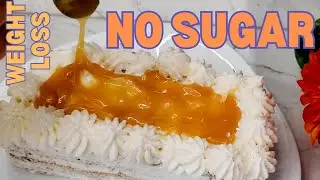 I did not eat sugar for a year, Sugar-free caramel sauce to flavor sugar-free cakes😋