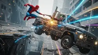Spider-Man vs Joker: Neon City Chase