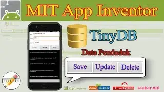 Сохранить, обновить и удалить TinyDB в Listview MIT App Inventor