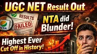 UGC NET JRF Final Result Out , Very High CUT OFF, Institutional Fraud , Now try IITs For PhD