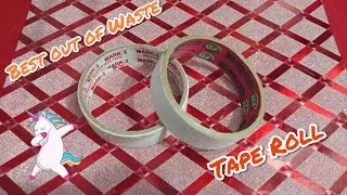 Best out of waste Tape Roll/ Gift box