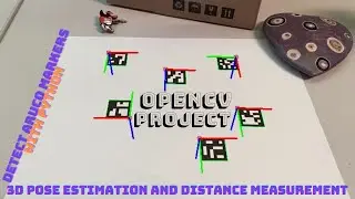 ArUco Marker Detection and Real Time Distance Measurement with OpenCV