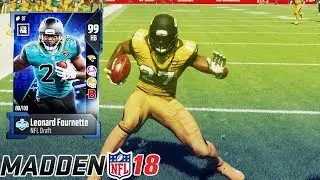 NFL DRAFT LEONARD FOURNETTE AND LAMAR JACKSON! | MADDEN 18 ULTIMATE TEAM GAMEPLAY