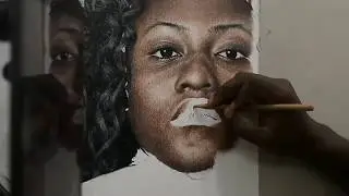 Hyperrealism Timelapse Drawing | By Ayo Filade