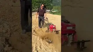 This is a sophisticated machine that can plow fields quickly and high tech #harvesting #tools