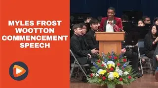 Alumni Myles Frost Speaks at Wootton HS Graduation