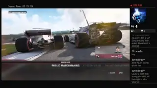 Kbrady86's PS4 F1 2017 Live Broadcast