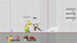 Yoshi's landing Uair is a kill confirm