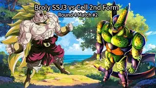 Round 4 Match #2: Broly SSJ3 vs Cell 2nd Form (Dragon Ball Raging Blast 2 Ultimate Tournament)