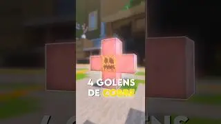 Maneiras de criar um Golem de Cobre no Minecraft #minecraft #minecraftshorts #curiosidades