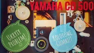 Fajny odtwarzacz płyt kompaktowych z gabaryt&oacute;w Yamaha CD-500 wymiana pask&oacute;w