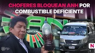 Choferes bloquean ANH por combustible deficiente | Noticiero Popular | 04-02-2026
