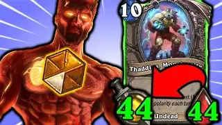 HOLY... 44/44 Thaddius, This Is A MUST TRY! | RivenDare, Warrider Druid | Hearthstone