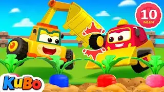 Digger & Bulldozer&rsquo;s Farm Adventure 🚜 | Fun Educational Kids Cartoons | LEFUN Kids TV