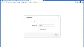 How to Create Lightbox Responsive Form with JQuery and Bootstrap