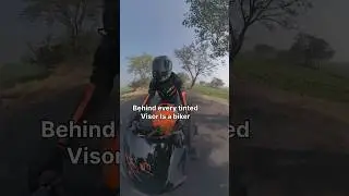 Do you ride with a tinted visor?😅#ktmrc200 #ncrbiker #youtubeshorts #viral #trending #superbike #yt