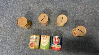 Toy Tuesday! Tiny Oil Can Banks!