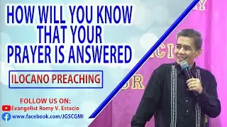 HOW WILL YOU KNOW THAT YOUR PRAYER IS ANSWERED
