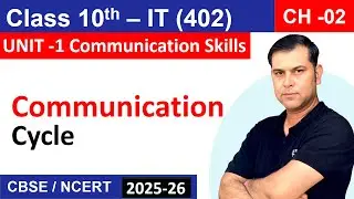 Communication Cycle Explained | Class 10 IT 402 & AI | Employability Skills Part A | S4SUREN