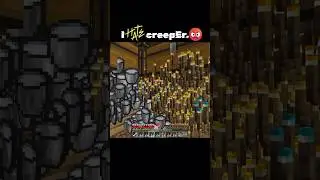 I hate creeper. #minecraft #memes