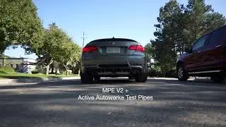 BMW E92 M3 M-Performance Exhaust (MPE v2) + AA TP.