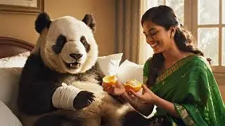 The Brave Panda Who Never Gave Up and Saved Everyone #panda #pandacartoon #cartoon